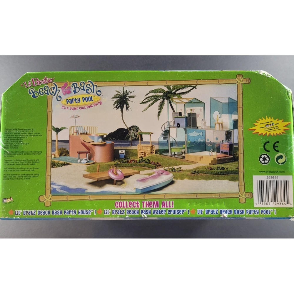 Bratz Beach Bash Party Pool Playset for Lil Bratz Dolls New - Picture 3 of 8
